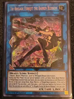 Yugioh Tri-Brigade Ferrijit the Barren Blossom MP21-EN196 Secret Rare 1st Ed NM - Image 1