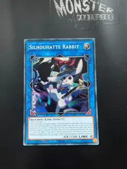 YUGIOH SILHOUHATTE RABBIT PRISMATIC SECRET RARE MP25-EN090 1ST EDITION - Image 1