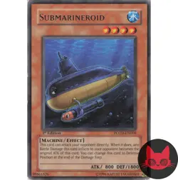 Yugioh Submarineroid POTD-EN008 Rare 1st Edition LP - Image 1
