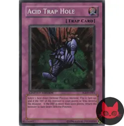Yugioh Acid Trap Hole SOI-ENSE1 Secret Rare Limited Edition LP - Image 1
