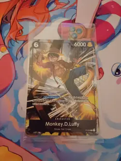One Piece TCG Monkey D. Luffy P-035 Promo Sealed - Image 1