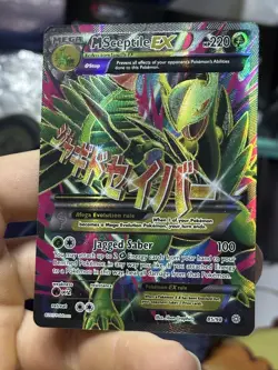#3 M Sceptile EX 85/98 XY Ancient Origins 2015 Full Art Holo Rare Pokemon Card - Image 4