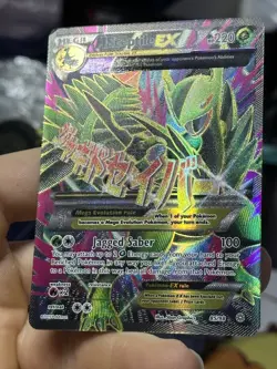 #3 M Sceptile EX 85/98 XY Ancient Origins 2015 Full Art Holo Rare Pokemon Card - Image 5