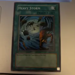 Yugioh - Heavy Storm MRD-142 Unlimited - Metal Raiders Magic Card INKED - Image 2