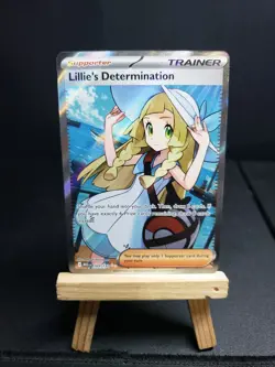 Lillie's Determination Mega Evolution Pokemon Card Secret Rare TCG - Image 1