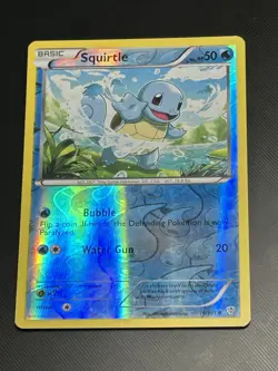 Squirtle 14/101 Reverse Holo Plasma Blast Pokemon Card 2013 - Image 1