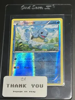Squirtle 14/101 Reverse Holo Plasma Blast Pokemon Card 2013 - Image 3