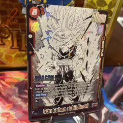 Son Gohan : Childhood SB02-008 Manga Booster 02-Dragon Ball Card English Fusion - Image 2