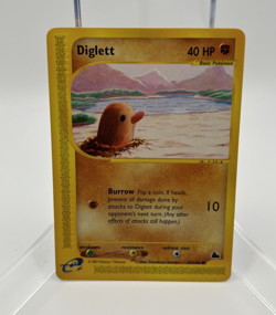Diglett 50/144 Pokemon TCG Skyridge E-Series Non Holo Rare Card 2003 NM - Image 1