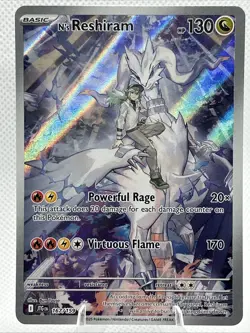 N's Reshiram IR 167/159 SV09 Holo Card Journey Together, Near Mint Condition - Image 1