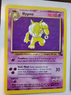 Hypno Magneton Hitmonlee Lapras Fossil Set Pokemon Card Base Jungle WOTC NM + U - Image 2