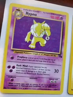 Hypno Magneton Hitmonlee Lapras Fossil Set Pokemon Card Base Jungle WOTC NM + U - Image 4