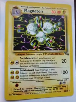 Hypno Magneton Hitmonlee Lapras Fossil Set Pokemon Card Base Jungle WOTC NM + U - Image 5