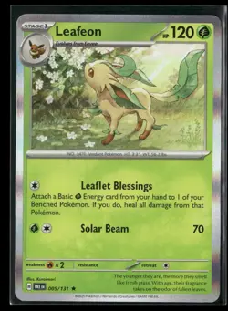 Leafeon - (Cosmos Holo) Rare Miscellaneous Cards & Products 005/131 NM - Image 1