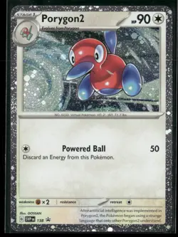Porygon2 - (Cosmos Holo) Promo SV: Scarlet & Violet Promo Cards 138 NM - Image 1
