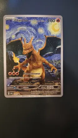 Starry Night Charizard Pokemon x Van Gogh Black Star Promo ACG Art Card - NM - Image 1