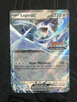 Pokemon TCG *STAMPED* Lugia ex 082/131 Prismatic Evolutions Misc. Cards - NM - Image 3