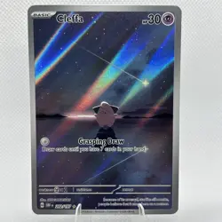 Cleffa Obsidian Flames Illustration Rare Holo Card 202/197 Near Mint Condition - Image 1