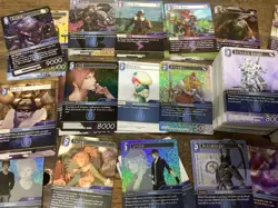 700 Card Cards Lot Bulk TCG/CCG FFTCG Final Fantasy Trading Card Game, NM Rares - Image 2
