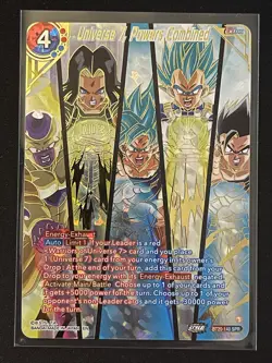 Dragon Ball Super Card Game Universe 7 Powers Combined SPR Foil Card BT20-140 - Image 1
