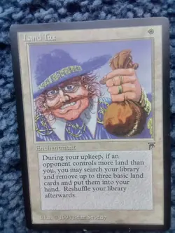 ***English Land Tax*** MTG Legends Magic Kid Icarus - Image 1