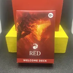 Wizards of the Coast Magic: The Gathering Welcome Deck RED Factory Sealed - Image 1
