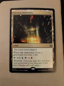 Oscorp Industries (FOIL) - [Marvel's Spider-Man] MTG Magic NM/M 💧💀🔥 - Image 1