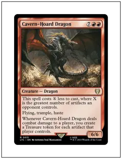 1x Cavern-Hoard Dragon, LOTR, Magic the Gathering MTG NM - Image 1
