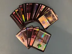 FOIL Basic Lands - Lot of 50 (10 of each) - NM/LP - Free Shipping - Image 1