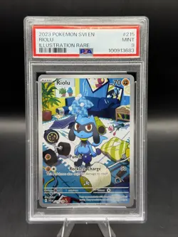 Riolu 215/198 SV01: Scarlet & Violet Base Set Holo Pokemon TCG PSA 9 - Image 1