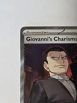 Giovanni's Charisma SR 197/165 Ultra Rare Pokemon Scarlet & Violet 151 LP - Image 4
