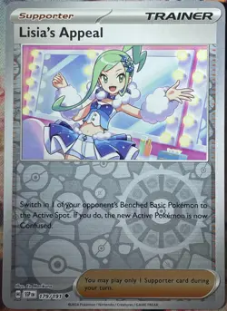 Lisia's Appeal Reverse Holo - 179/191 - Surging Sparks Pokemon 2024 - Image 1