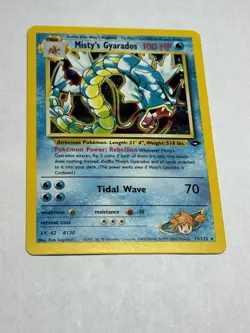 Pokemon TCG Misty's Gyarados Gym Challenge Holo Unlimited - Image 1