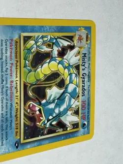 Pokemon TCG Misty's Gyarados Gym Challenge Holo Unlimited - Image 2