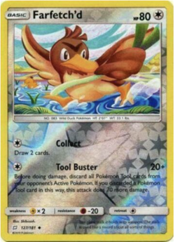Pokemon - FARFETCH'D -127/181 - Team Up - Reverse Holo - NM/M - New - Image 1