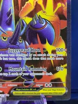 Pokemon Mega Heracross EX 108/094 Phantasmal Flames Full Art Ultra Rare - Image 4