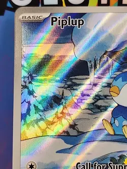 Pokemon TCG Piplup 98/94 Illustration Rare Phantasmal Flames NM - Image 2