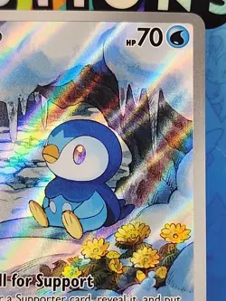 Pokemon TCG Piplup 98/94 Illustration Rare Phantasmal Flames NM - Image 3