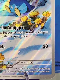 Pokemon TCG Piplup 98/94 Illustration Rare Phantasmal Flames NM - Image 4