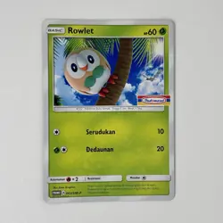 Rowlet Promo 003/SM-P Indomaret Stamped Special Pokemon TCG Indonesia - Image 1