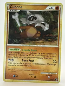 Pokemon - Cubone 60/102 - Triumphant - Regular Common - MP - Image 1