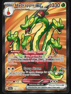 Hydrapple ex 156/142 Pokemon SV07: Stellar Crown Ultra Rare NM - Image 1