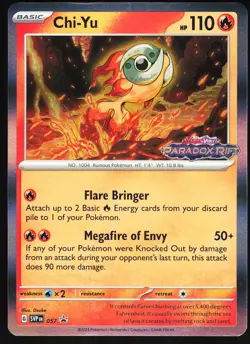 Chi-Yu - (Prerelease) 057 Pokemon SV: Scarlet & Violet STAMPED Promo NM - Image 1