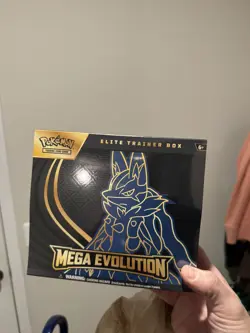 Pokemon TCG Mega Evolution Lucario Elite Trainer Box Factory Sealed - Image 1