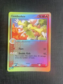 Pokemon TCG Combusken EX Ruby & Sapphire 27/109 Reverse Holo Uncommon LP - Image 1