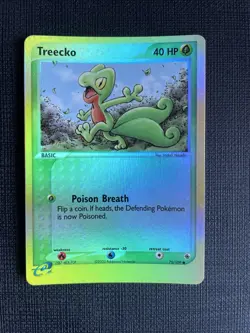 Pokemon TREECKO 75/109 | REV HOLO | NM/LP | EX Ruby & Sapphire | 2003 - Image 1