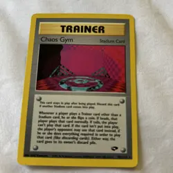 Chaos Gym Rare 102/132 Gym Challenge 2000 Pokemon TCG WOTC - Image 1