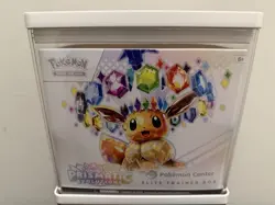 Prismatic Evolutions Pokemon Center ETB Elite Trainer Box Sealed w/ Protector - Image 1