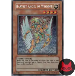 Yugioh Harvest Angel of Wisdom STON-EN063 Secret Rare MP - Image 1
