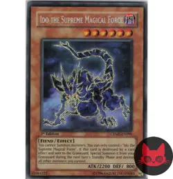 Yugioh Ido the Supreme Magical Force CRMS-EN096 Secret Rare 1st Edition NM - Image 1